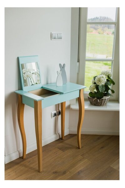 Grafitno sivi toaletni stolić sa zrcalom Ragaba Dressing Table, duljine 85 cm