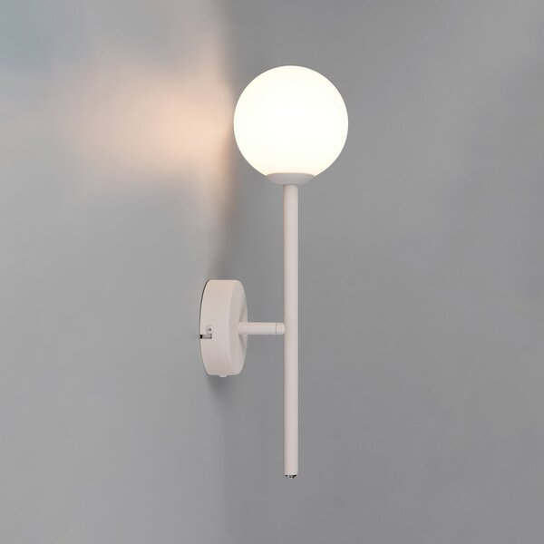 Trio Lighting Zidna lampa Firano, siva, visina 42 cm, metal, Sivo, Dnevni boravak/blagovaonica, Metal
