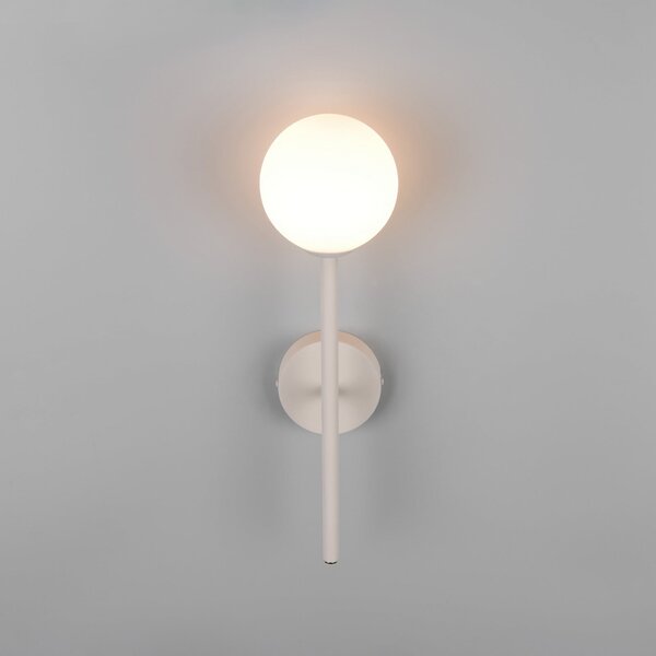 Trio Lighting Zidna lampa Firano, siva, visina 42 cm, metal, Sivo, Dnevni boravak/blagovaonica, Metal