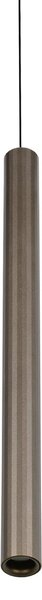 Trio Lighting Arimato LED viseća lampa, Ø 4 cm, platinaste boje, metal, CCT, Metalik, Dnevni boravak/blagovaonica, Metal