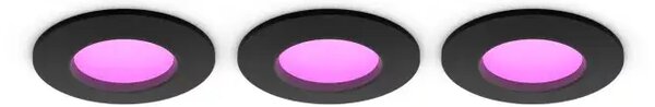 SLIM PHILIPS HUE ugradbeni LED downlight WCA LIGHT S X3 crni (set 3 kom) 8721103109293