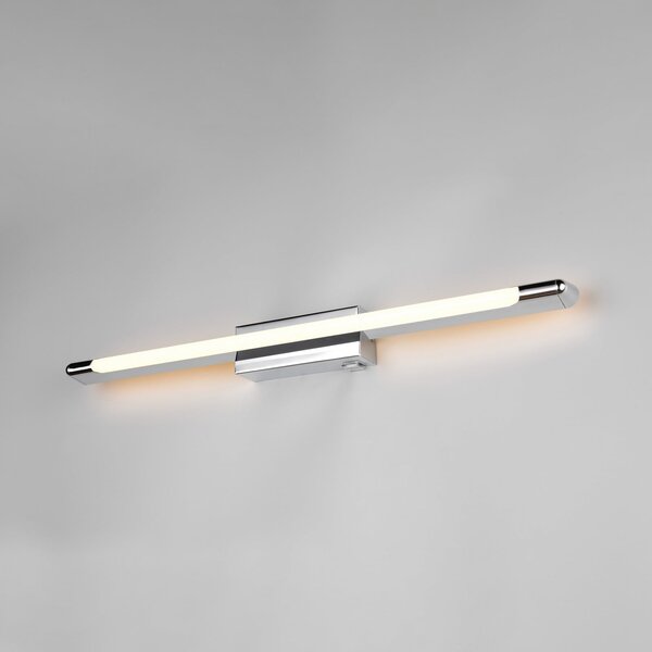 Trio Lighting Alberto LED zidna svjetiljka, krom, širina 71 cm, metal, IP44, prigušiva, Krom, kupaonica, Metal