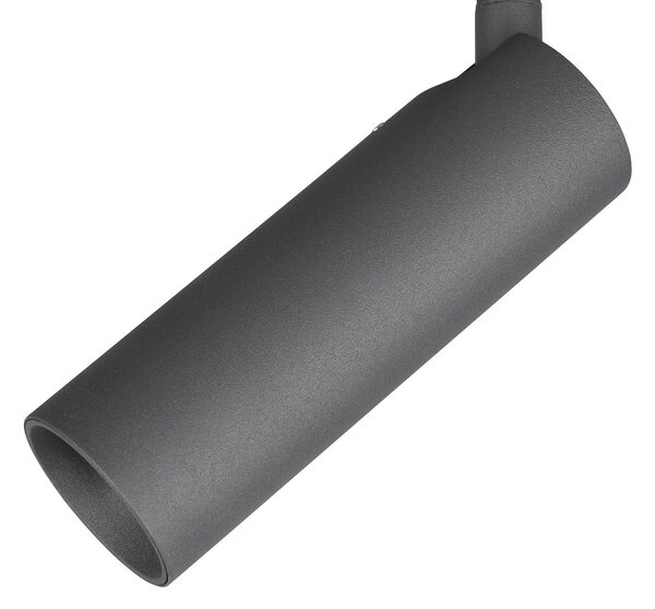 Trio Lighting Stropna svjetiljka Dara, duljina 46 cm, antracit, metal, s tri kraka, Crno, Dnevni boravak/blagovaonica, Metal