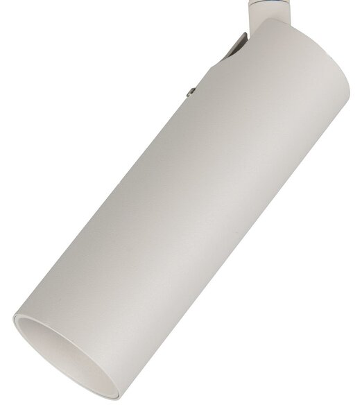 Trio Lighting Stropna svjetiljka Dara, duljina 28 cm, siva, metal, s dva kraka, Sivo, Dnevni boravak/blagovaonica, Metal
