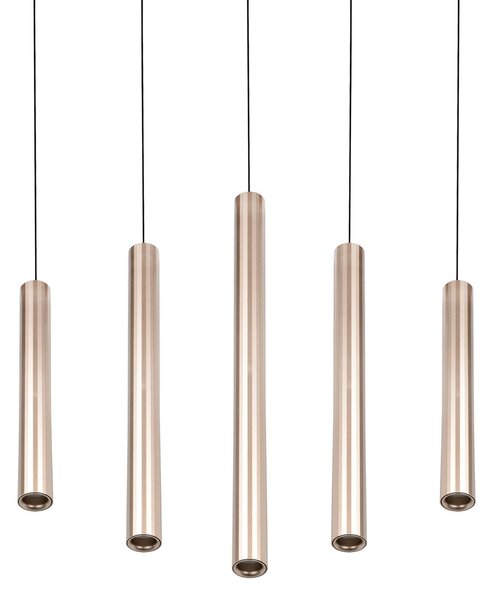 Trio Lighting LED viseća lampa Arimato, duljina 94 cm, krem boje metala CCT, Bež, Dnevni boravak/blagovaonica, Metal