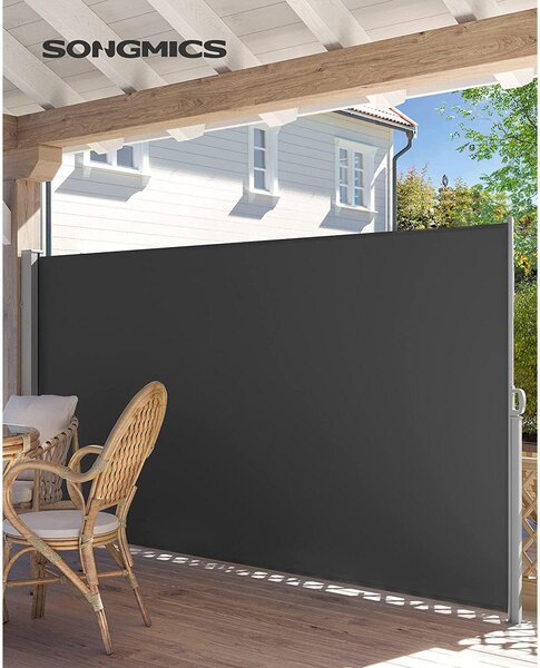 Vanjska sklopiva tenda, 350 x 200 cm, dimno siva