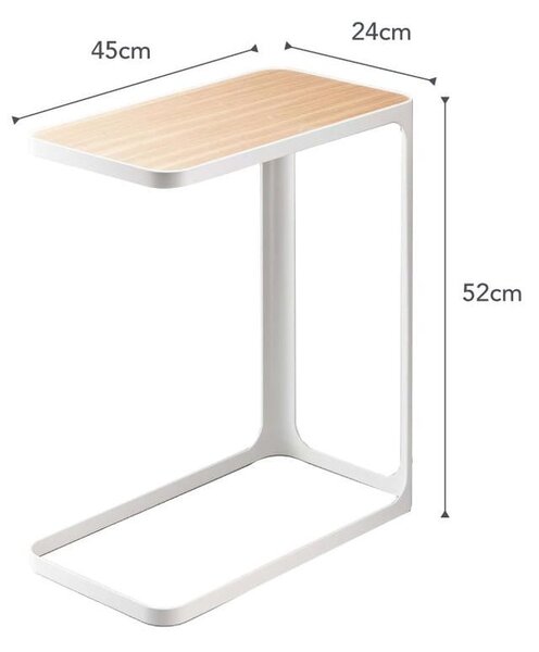 Bijeli stol YAMAZAKI Frame
