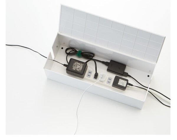 Bijela kutija za punjače YAMAZAKI Web Cable Box