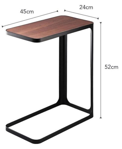 Crni stol YAMAZAKI Frame