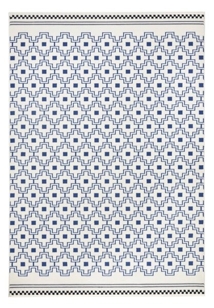 Plavo-bijeli tepih Zala Living Cubic, 70 x 140 cm
