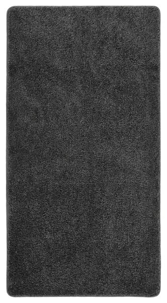 VidaXL Čupavi tepih tamnosivi 80 x 150 cm protuklizni