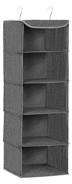 Organizator za odjeću u ormaru 30 x 90 x 30 cm, sivi