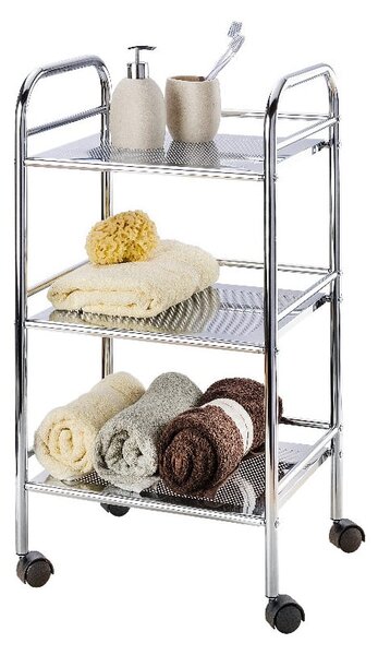 Metalna mobilna polica srebrne boje 41x75 cm - Wenko