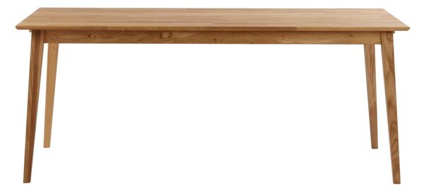 Blagovaonski stol od hrastovovine Rowico Filippa, 180 x 90 cm