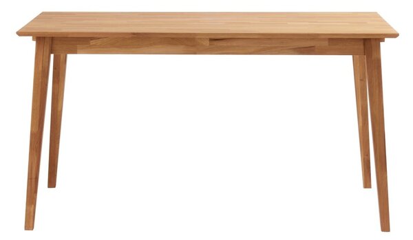 Blagovaonski stol od hrastovine Rowico Mimi, 140 x 90 cm