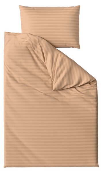 Hotelska posteljina od mikrovlakana JASMINE smeđa - prugasta 2 cm Dimenzije posteljine: 70 x 90 cm | 140 x 200 cm