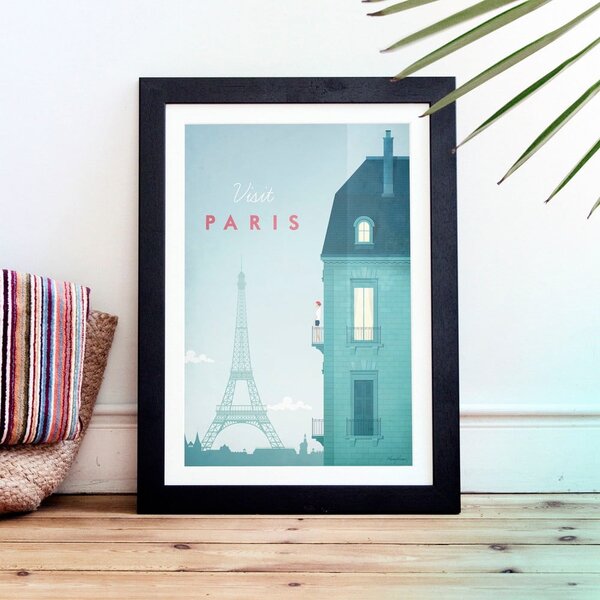 Poster Travelposter Paris, 30 x 40 cm