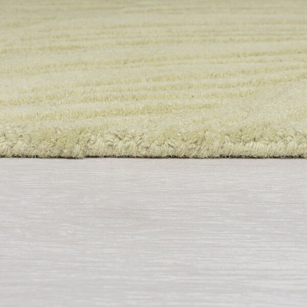 Zeleni vuneni tepih 200x290 cm Lino Leaf - Flair Rugs