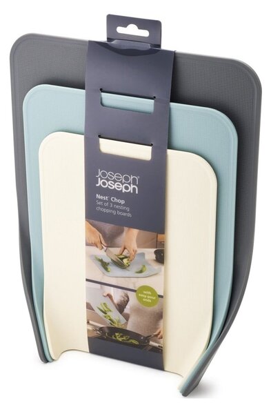 Set s 3 sivo-plave daske za rezanje Joseph Joseph Nest Chop