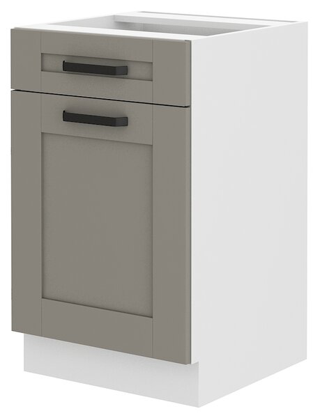 Zondo.hr Donji kuhinjski ormarić Lucid 50 D 1F 1S (claygrey + bijela). 1045440