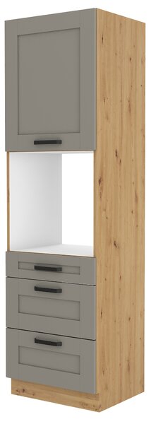 Zondo.hr Kuhinjski ormarić za namirnice Lucid 60 DPS 210 3S 1F (hrast artisan + claygrey). 1045512