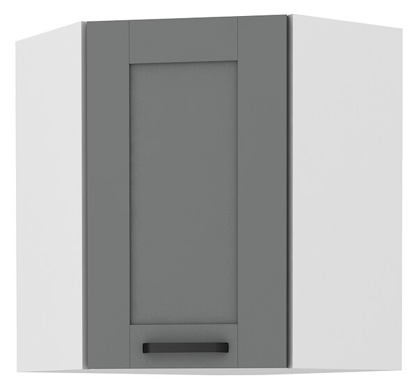 Zondo.hr Gornji kutni kuhinjski ormarić Lucid 58 x 58 GN 72 1F (dustgrey + bijela). 1045551