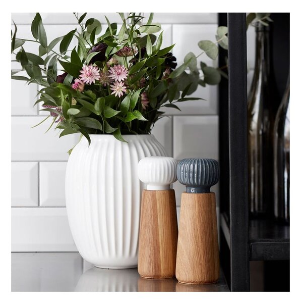 Bijela kamena vaza Kähler Design Hammershoi, visina 20 cm