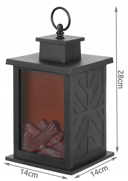 Dekorativna LED lampica kamin 28 cm
