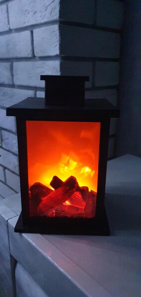 Dekorativna LED lampica kamin 28 cm