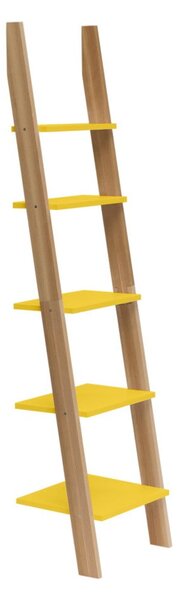 Žuta polica u obliku ljestvi Ragaba ASHME ASHME, širina 45 cm