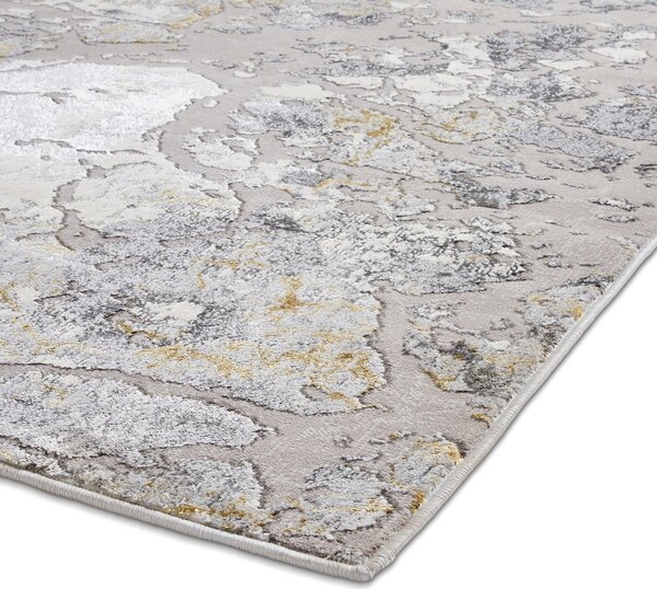 Sivo-zlatni tepih 220x160 cm Apollo - Think Rugs