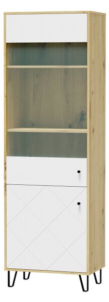 Zondo.hr Vitrina Bonny BL14 (hrast artisan + bijela mat). 1048385