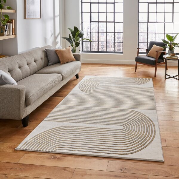 Sivo-zlatni tepih 170x120 cm Apollo - Think Rugs