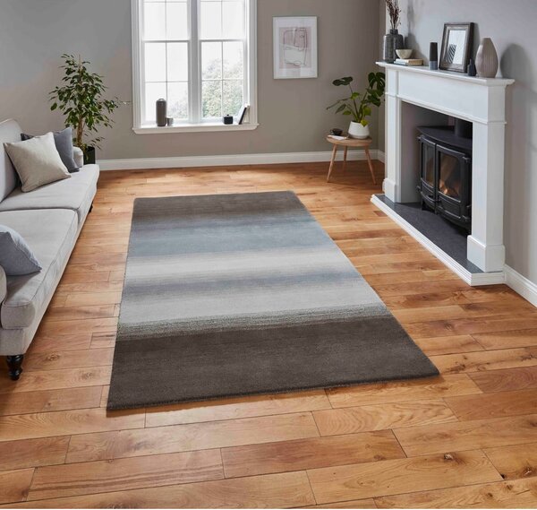 Sivi vuneni tepih 230x150 cm Elements - Think Rugs