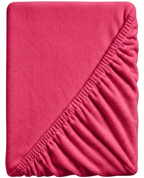 Plahta od mikropliša SOFT 90x200 cm crvena