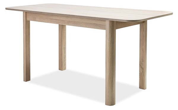 Blagovaonski stol na razvlačenje 105-140 cm Daniel (hrast sonoma + hrast sonoma) (za 4 do 6 osoba)