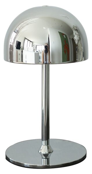 LED stolna lampa s daljinskim upravljačem u srebrnoj boji s metalnim sjenilom (visina 22 cm) Tim – Sirius