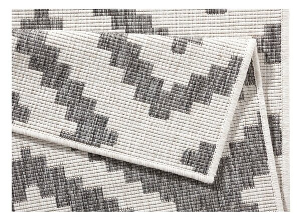 Sivi vanjski tepih NORTHRUGS Malta, 80 x 250 cm
