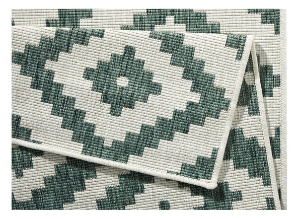 Krem-zeleni vanjski tepih NORTHRUGS Malta, 80 x 150 cm
