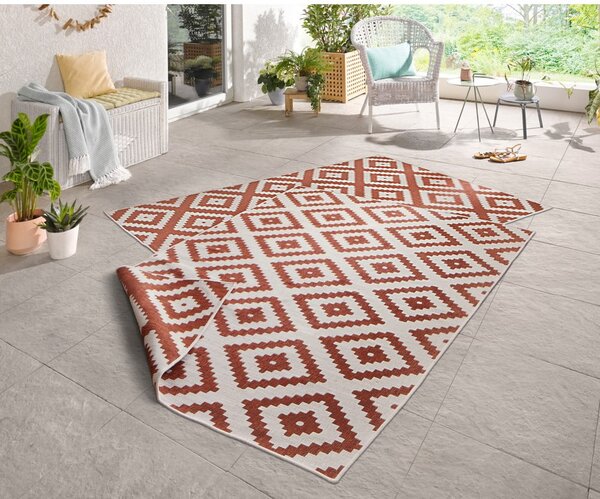 Krem-smeđi vanjski tepih NORTHRUGS Malta, 160 x 230 cm