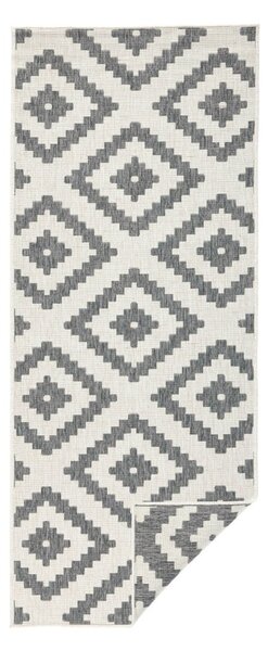 Sivi vanjski tepih NORTHRUGS Malta, 80 x 250 cm