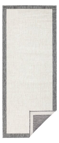 Sivo-krem vanjski tepih NORTHRUGS Panama, 80 x 250 cm