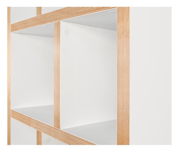 Bijela/u prirodnoj boji biblioteka 70x198 cm Berlin – TemaHome