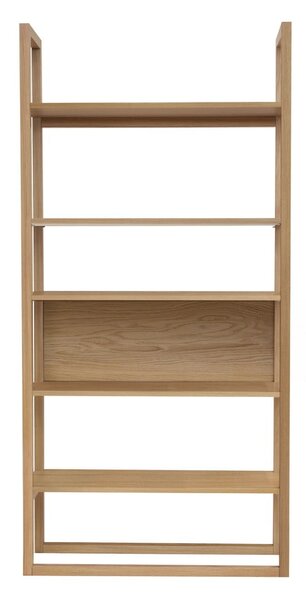 Biblioteka u dekoru hrasta u prirodnoj boji 90x185 cm Newest – Woodman