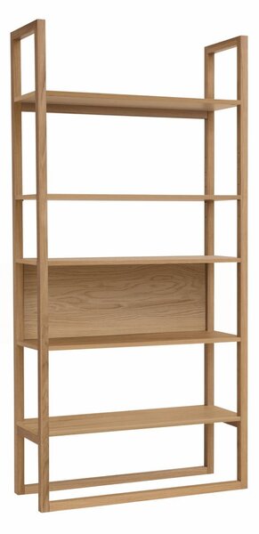 Biblioteka u dekoru hrasta u prirodnoj boji 90x185 cm Newest – Woodman