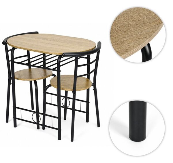 Blagovaonski set – kuhinjski stol i 2 stolice