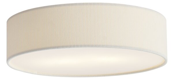 Moderna stropna svjetiljka bijela sa sjenilom od baršuna 38 cm 2-svjetla - Luz