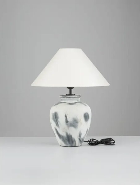 LUPE STOLNA LAMPA SIVA/BEŽ/BIJELA E27 1X12W IP20 NL9620179
