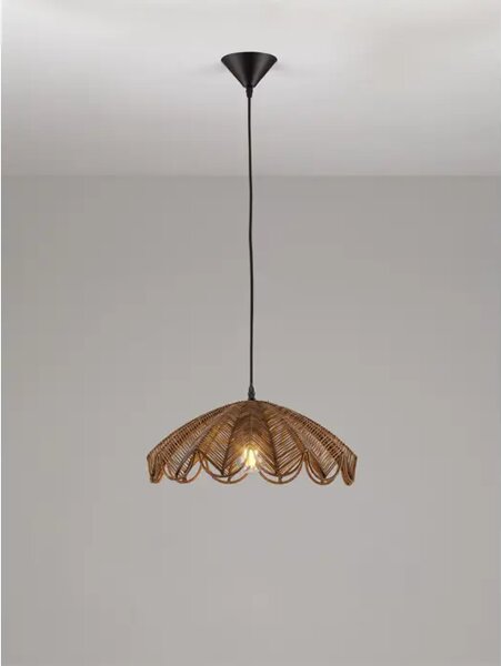 FLARE VISILICA SMEĐI RATAN E27 1X12W IP20 NL9586802