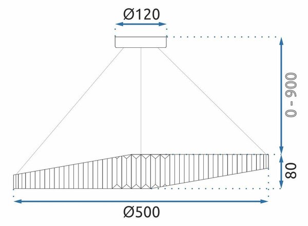 LED svijetiljka APP1201-CP CRISTAL